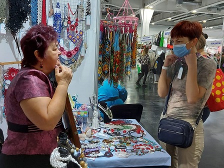 4-6 вересня 2020 року "Прикраси вiд майстріні" були на виставці "Рукоділля. Бізнес & Хобі".